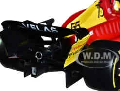 Ferrari F1 75 55 Carlos Sainz Giallo Modena Formula One F1 Italian GP 2022 Formula Racing Series 1/18 Diecast Model Car Bburago 16811CSMZ