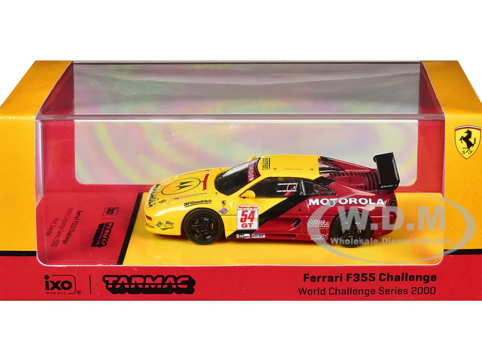 Ferrari F355 Challenge #54 Matt Drendel "World Challenge Series" (2000) "Hobby64" Series 1/64 Diecast Model Car by Tarmac Works