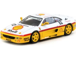 Ferrari F355 Challenge #82 Peter Andersen "Team Kroymans - Shell Oil" "Ferrari F355 Challenge" (1999) "Hobby64" Series 1/64 Diecast Model Car by Tarmac Works