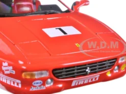 Ferrari F355 Challenge #1 Red 1/24 Diecast Model Car Bburago 26306