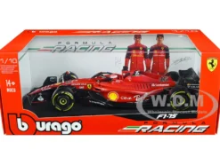 Ferrari F1-75 #16 Charles Leclerc Ferrari Racing Formula One F1 2022 Formula Racing Series 1/18 Diecast Model Car Bburago 16811CL