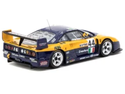 Ferrari F40 GTE #44 Luciano Della Noce - Anders Olofsson - Carl Rosenblad "24 Hours of Le Mans" (1996) "Hobby64" Series 1/64 Diecast Model Car by Tarmac Works