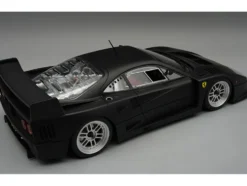 Ferrari F40 LM Matt Black with Enkei Silver Wheels