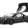 Ferrari F40 Matt Black with Matt Black Wheels with DISPLAY CASE Limited Edition to 102 pieces Worldwide 1/18 Diecast Model Car by BBR and Kyosho