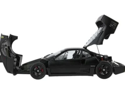 Ferrari F40 Matt Black with Matt Black Wheels with DISPLAY CASE Limited Edition to 102 pieces Worldwide 1/18 Diecast Model Car by BBR and Kyosho