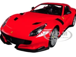Ferrari F12 TDF Red 1/24 Diecast Model Car Bburago 26021