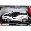 Ferrari FXX-K Evo #70 White 1/18 Diecast Model Car Bburago 16012