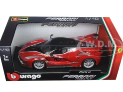 Ferrari FXX-K #10 Red 1/18 Diecast Model Car Bburago 16010