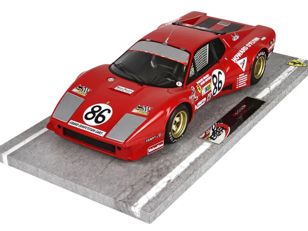 Ferrari 365 GT4 BB #86 Francois Migault Lucien Gutteny Ecurie Grand Competition Cars Team 24 Hours of Le Mans 1978 Limited Edition 200 pieces Worldwide 1/18 Model Car BBR BBRC1813E