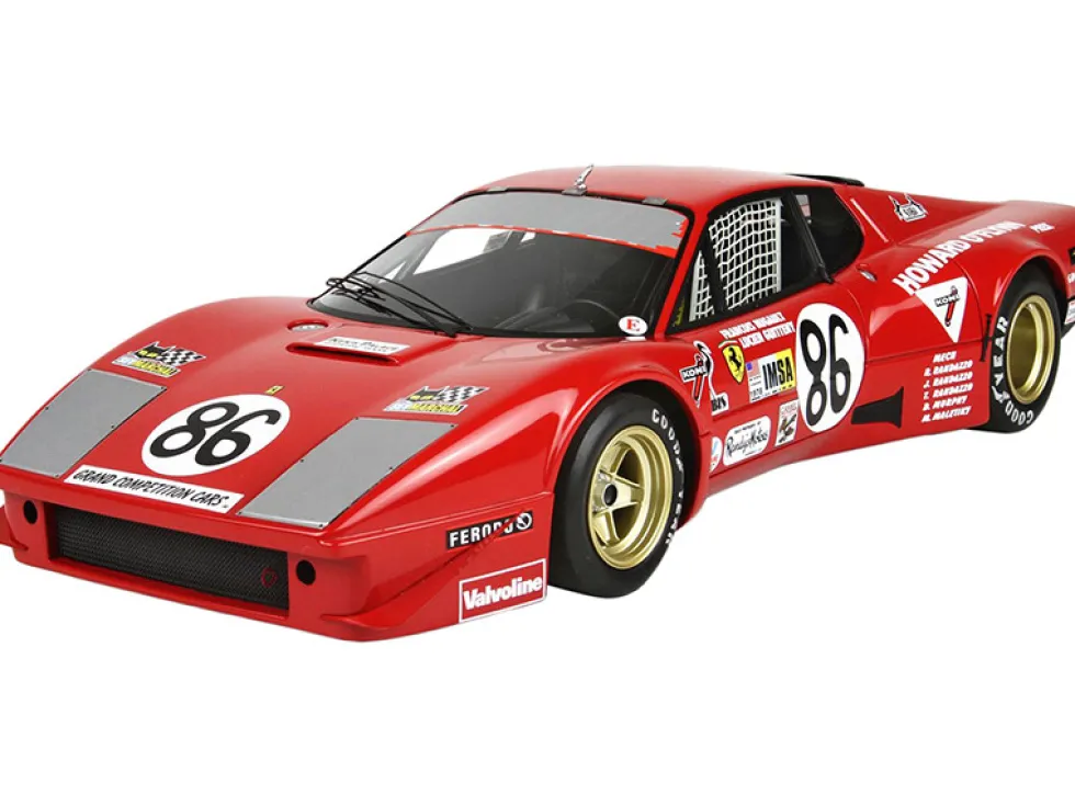 Ferrari 365 GT4 BB #86 Francois Migault Lucien Gutteny Ecurie Grand Competition Cars Team 24 Hours of Le Mans 1978 Limited Edition 200 pieces Worldwide 1/18 Model Car BBR BBRC1813E