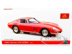 1966 Ferrari 275 GTB/C Red 1/18 Diecast Model Car CMC M-210