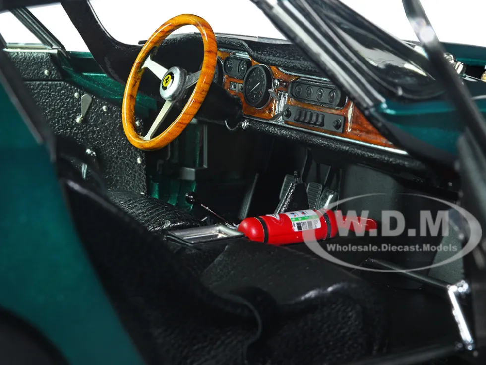 1966 Ferrari 275 GTB/C Verde Pino Green Metallic Limited Edition 1000 pieces Worldwide 1/18 Diecast Model Car CMC M-238