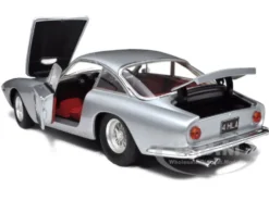 Ferrari 250 GT Berlinetta Lusso Silver Eric Clapton's Car Elite Edition 1/18 Diecast Car Model Hot Wheels T6254