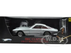 Ferrari 250 GT Berlinetta Lusso Silver Eric Clapton's Car Elite Edition 1/18 Diecast Car Model Hot Wheels T6254