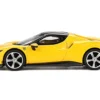Ferrari 296 GTB Giallo Modena Yellow with Black Top 1/64 Diecast Model Car by BBR