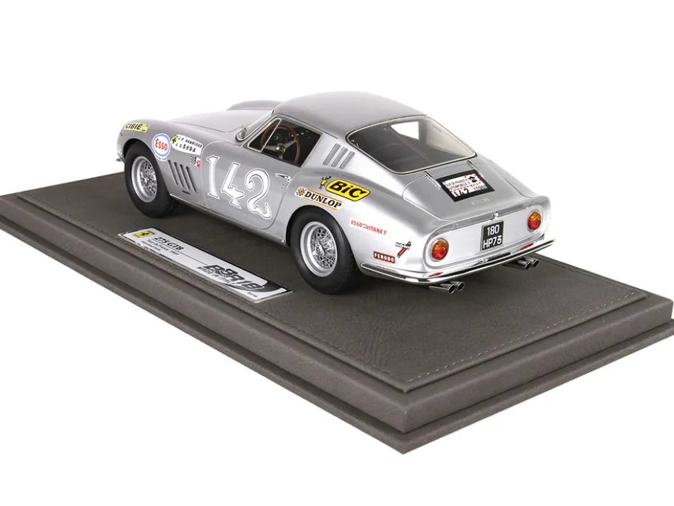 Ferrari 275 GTB #142 Jean Pierre Hanrioud Jean Claude Syda Tour de France 1969 with DISPLAY CASE Limited Edition to 149 pieces Worldwide 1/18 Model Car BBR BBR1830