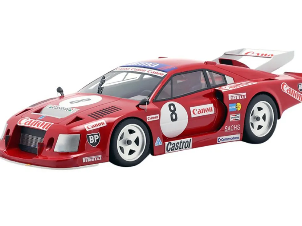 Ferrari 308 GTB Turbo #8 Facetti Finotto Kyalami 1981 Mythos Series Limited Edition 80 pieces Worldwide 1/18 Model Car Tecnomodel TM18-100B