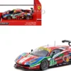 Ferrari 488 GTE #51 Gianmaria Bruni - Alessandro Pier Guidi - James Calado "AF Corse" "24 Hours of Le Mans" (2016) "Hobby64" Series 1/64 Diecast Model Car by Tarmac Works