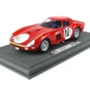 Ferrari 250 GTO #170 Annie Soisbault de Montaigu - Nicole Roure "Tour de France Automobile" (1964) with DISPLAY CASE Limited Edition to 200 pieces Worldwide 1/18 Model Car by BBR