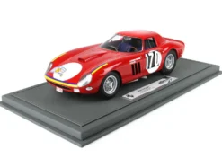 Ferrari 250 GTO #170 Annie Soisbault de Montaigu - Nicole Roure "Tour de France Automobile" (1964) with DISPLAY CASE Limited Edition to 200 pieces Worldwide 1/18 Model Car by BBR