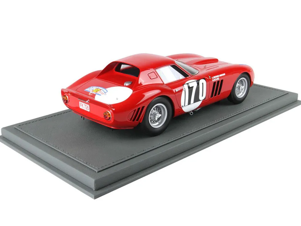 Ferrari 250 GTO #170 Annie Soisbault de Montaigu - Nicole Roure "Tour de France Automobile" (1964) with DISPLAY CASE Limited Edition to 200 pieces Worldwide 1/18 Model Car by BBR