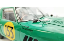 Ferrari 250 GTO #153 David Piper - Dan Margulies "Tour de France" (1962) Limited Edition to 2200 pieces Worldwide 1/18 Diecast Model Car by CMC