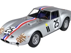 Ferrari 250 GTO #25 Elde Pierre Dumay 24 Hours of Le Mans 1963 with DISPLAY CASE Limited Edition to 90 pieces Worldwide 1/18 Model CarBBR BBR1857