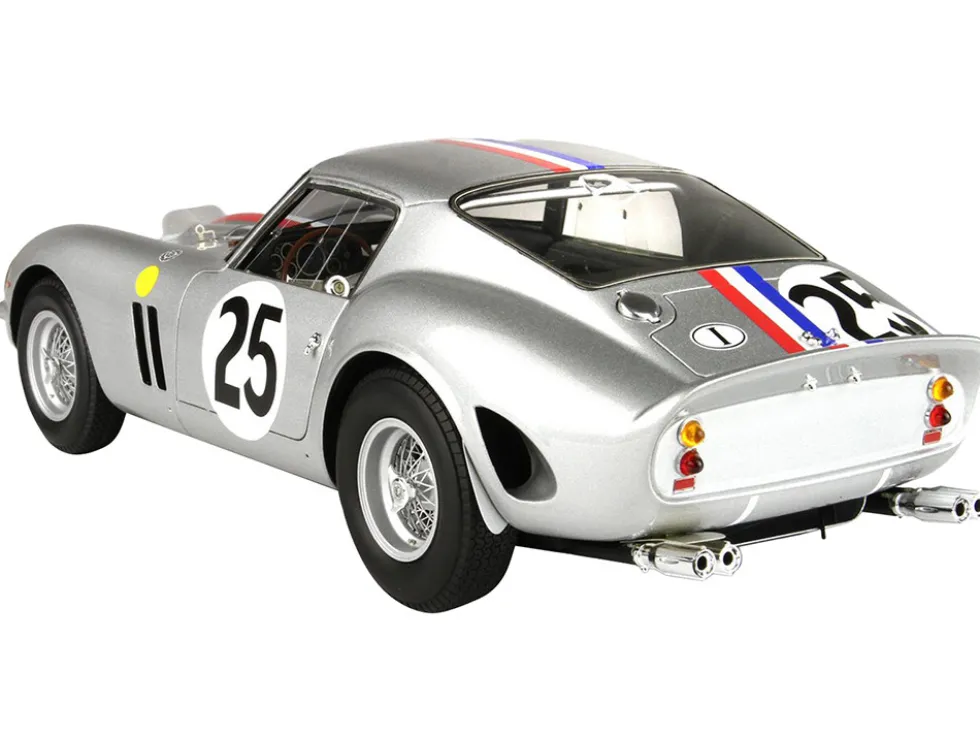 Ferrari 250 GTO #25 Elde Pierre Dumay Night Version 24 Hours of Le Mans 1963 with DISPLAY CASE Limited Edition to 72 pieces Worldwide 1/18 Model Car BBR BBR1857NIGHT
