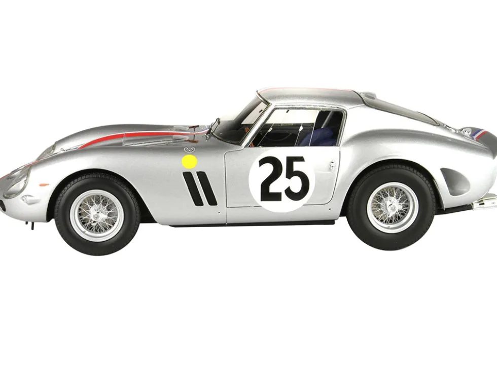 Ferrari 250 GTO #25 Elde Pierre Dumay Night Version 24 Hours of Le Mans 1963 with DISPLAY CASE Limited Edition to 72 pieces Worldwide 1/18 Model Car BBR BBR1857NIGHT