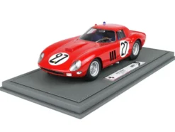 Ferrari 250 GTO #27 Fernand Tavano - Bob Grossman "24 Hours of Le Mans" (1964) with DISPLAY CASE Limited Edition to 200 pieces Worldwide 1/18 Model Car by BBR