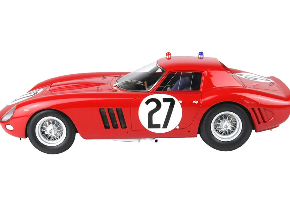 Ferrari 250 GTO #27 Fernand Tavano - Bob Grossman "24 Hours of Le Mans" (1964) with DISPLAY CASE Limited Edition to 200 pieces Worldwide 1/18 Model Car by BBR