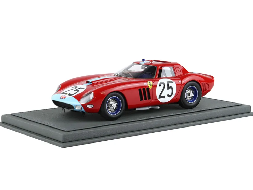 Ferrari 250 GTO #25 Innes Ireland - Tony Maggs "24 Hours of Le Mans" (1964) with DISPLAY CASE Limited Edition to 200 pieces Worldwide 1/18 Model Car by BBR