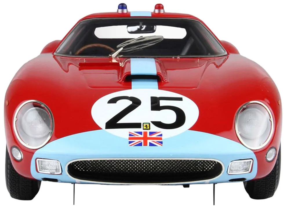 Ferrari 250 GTO #25 Innes Ireland - Tony Maggs "24 Hours of Le Mans" (1964) with DISPLAY CASE Limited Edition to 200 pieces Worldwide 1/18 Model Car by BBR