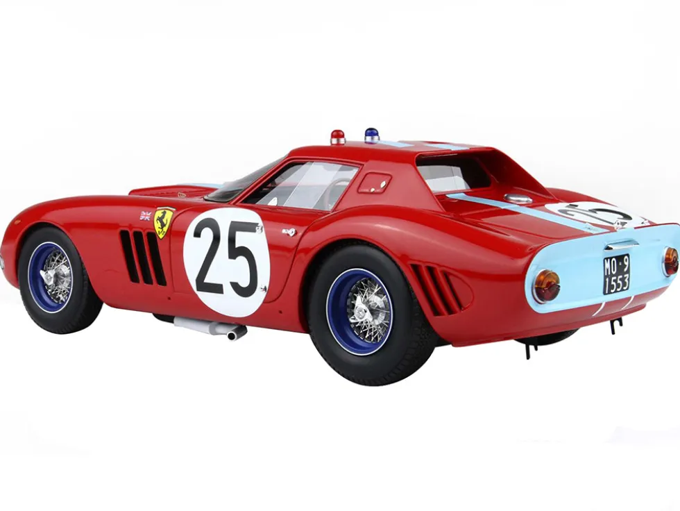 Ferrari 250 GTO #25 Innes Ireland - Tony Maggs "24 Hours of Le Mans" (1964) with DISPLAY CASE Limited Edition to 200 pieces Worldwide 1/18 Model Car by BBR