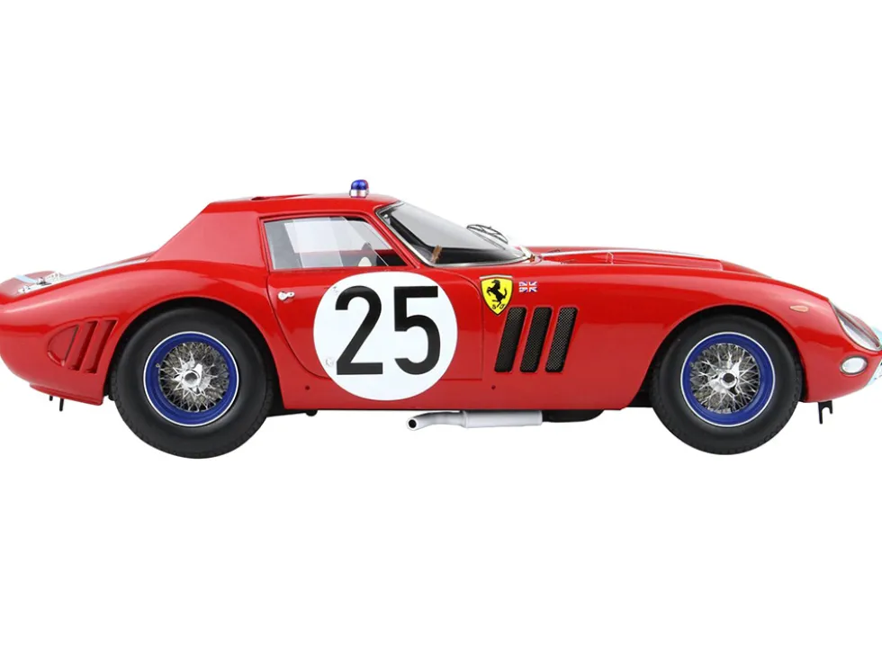 Ferrari 250 GTO #25 Innes Ireland - Tony Maggs "24 Hours of Le Mans" (1964) with DISPLAY CASE Limited Edition to 200 pieces Worldwide 1/18 Model Car by BBR