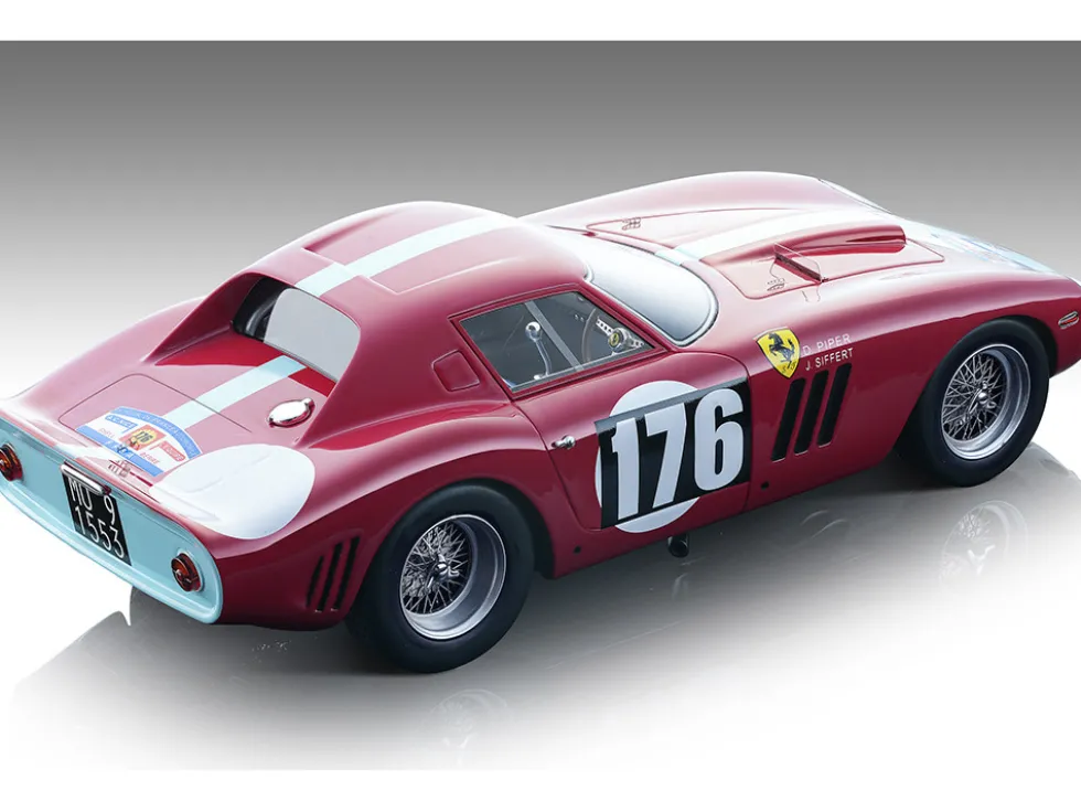 Ferrari 250 GTO #176 Jo Siffert - David Piper "Tour de France" (1964) "Mythos Series" Limited Edition to 75 pieces Worldwide 1/18 Model Car by Tecnomodel