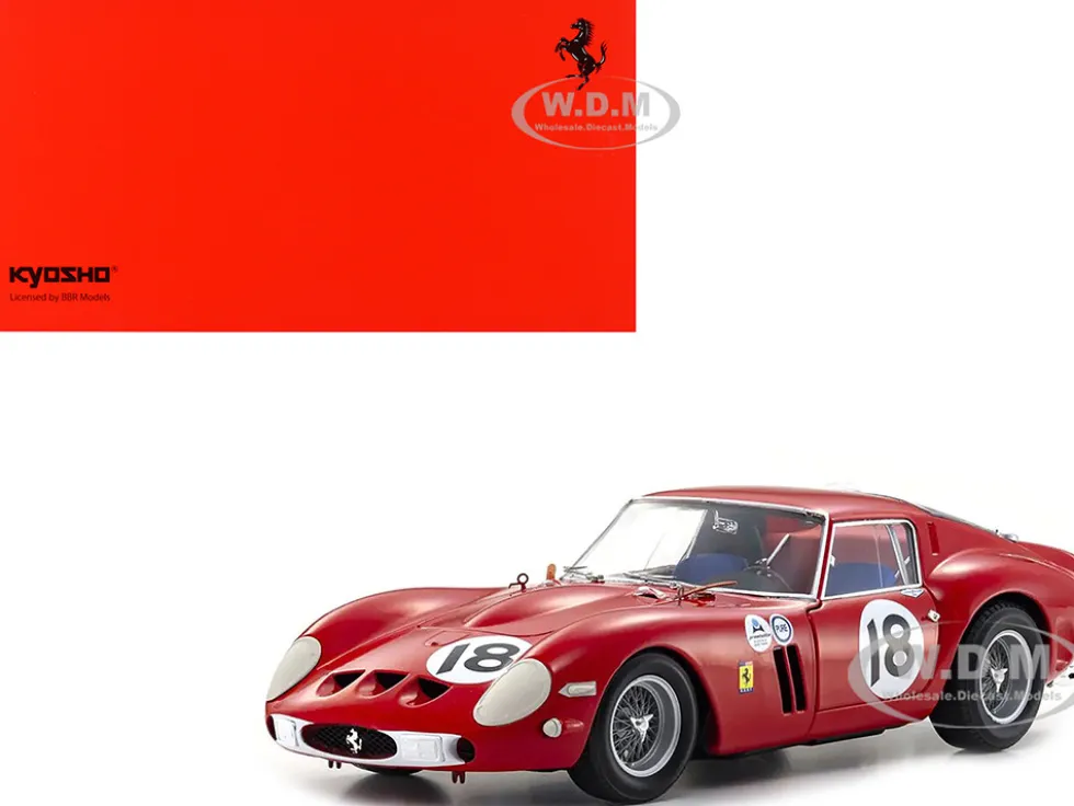 Ferrari 250 GTO #18 Pedro Rodriguez Winner "Daytona 3 Hours" (1963) 1/18 Diecast Model Car by Kyosho