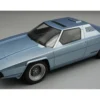 1976 Ferrari 308 GT Rainbow By Bertone Light Blue Metallic "Mythos Series" Limited Edition to 70 pieces Worldwide 1/18 Model Car by Tecnomodel