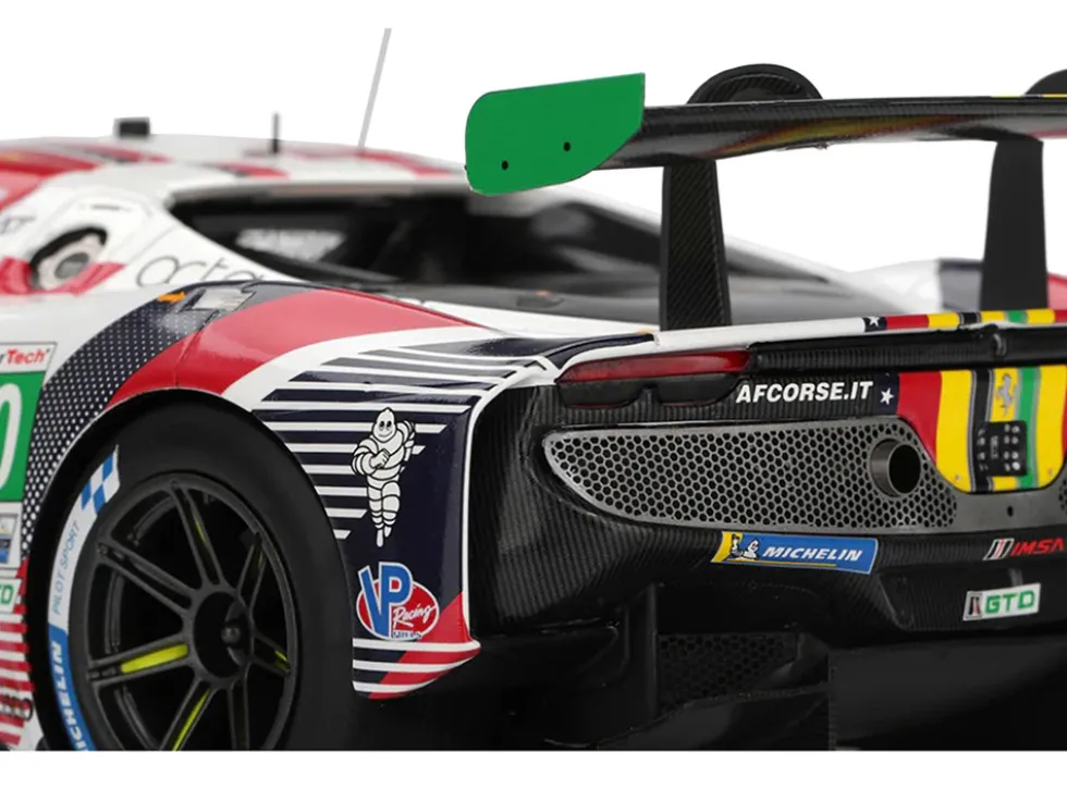 Ferrari 296 GT3 #50 Riccardo Agostini - Conrad Laursen - Arthur Leclerc - Custodio Toledo "AF Corse" IMSA "24 Hours of Daytona" (2025) "Competition Series" 1/18 Model Car by BBR