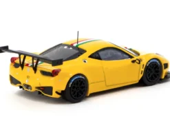 Ferrari 458 Italia GT3 Yellow with Italian Flag Stripes "Road64" Series 1/64 Diecast Model Car by Tarmac Works