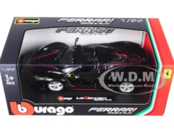 Ferrari LaFerrari F70 Aperta Black 1/24 Diecast Model Car Bburago 26022