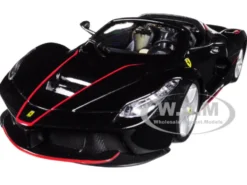 Ferrari LaFerrari F70 Aperta Black 1/24 Diecast Model Car Bburago 26022
