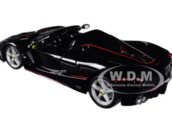 Ferrari LaFerrari F70 Aperta Black 1/24 Diecast Model Car Bburago 26022
