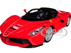 Ferrari LaFerrari F70 Aperta Red 1/24 Diecast Model Car Bburago 26022