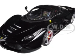 Ferrari Laferrari F70 Hybrid Elite Edition Black 1/18 Diecast Car Model Hot Wheels BCT80