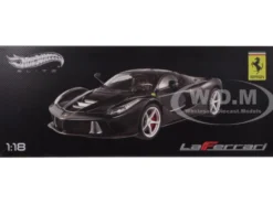 Ferrari Laferrari F70 Hybrid Elite Edition Black 1/18 Diecast Car Model Hot Wheels BCT80