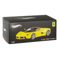 Ferrari Laferrari F70 Hybrid Elite Yellow 1/43 Diecast Car Model Hot Wheels BCT85