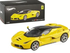 Ferrari Laferrari F70 Hybrid Elite Yellow 1/43 Diecast Car Model Hot Wheels BCT85