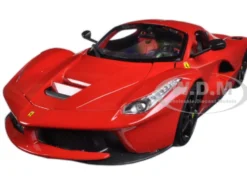 Ferrari LaFerrari F70 Red with Black Wheels 1/18 Diecast Model Car Bburago 16001