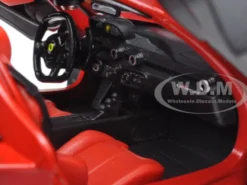 Ferrari LaFerrari F70 Red with Black Wheels 1/18 Diecast Model Car Bburago 16001